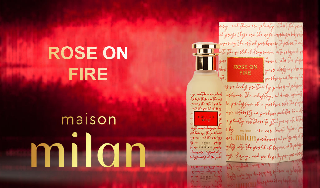 Rose on Fire by Maison Milan